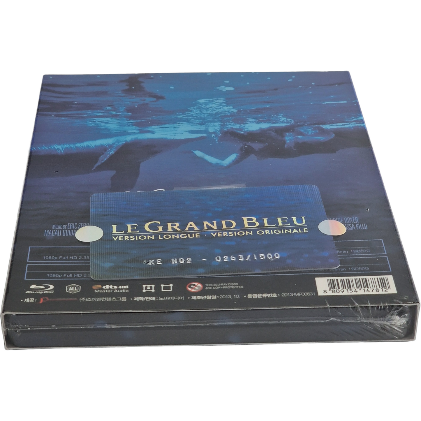 Le Grand Bleu Steelbook Pochette Lenticulaire Limitée numérotée 1500 Ex KimchiDVD