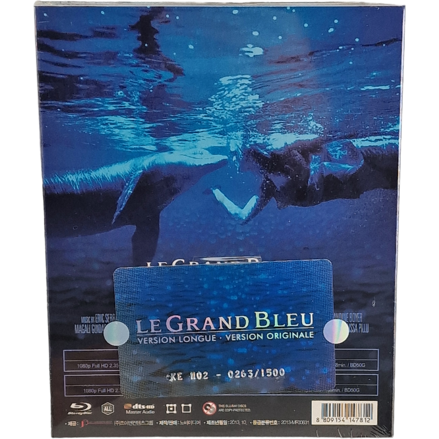 Le Grand Bleu Steelbook Pochette Lenticulaire Limitée numérotée 1500 Ex KimchiDVD