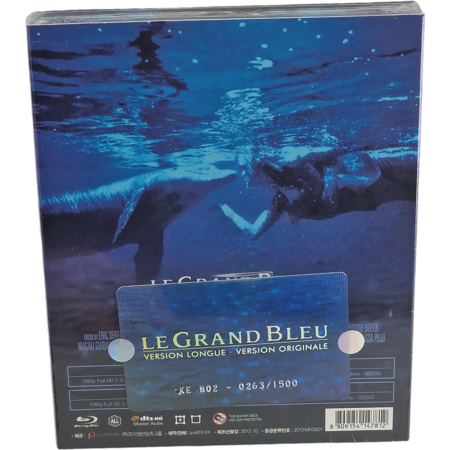 Le Grand Bleu Steelbook Pochette Lenticulaire Limitée numérotée 1500 Ex KimchiDVD