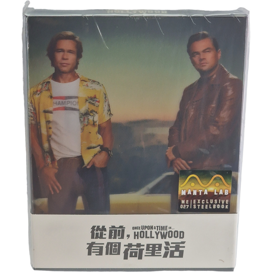 Once Upon Time Hollywood Blu-ray Steelbook double lenticulaire Mantalab 800 Ex  A Numérotée