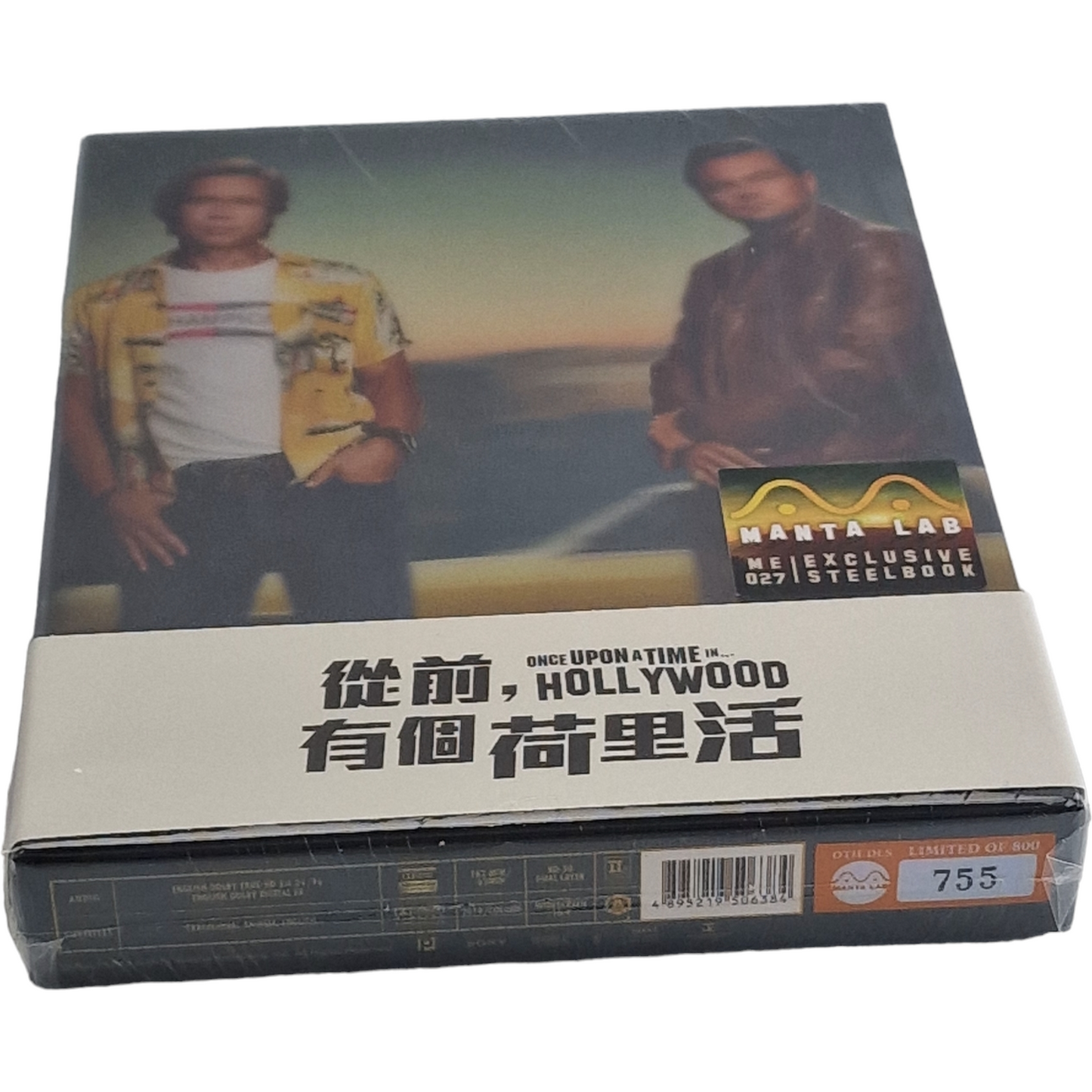 Once Upon Time Hollywood Blu-ray Steelbook double lenticulaire Mantalab 800 Ex  A Numérotée