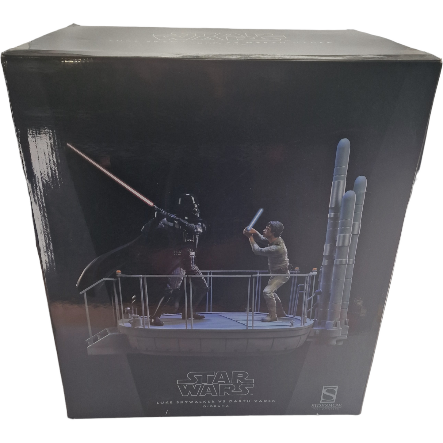 Star Wars Episode V: Statue 1/8 Luke vs Darth Vader on Bespin 34cm Sideshow 1000 Ex