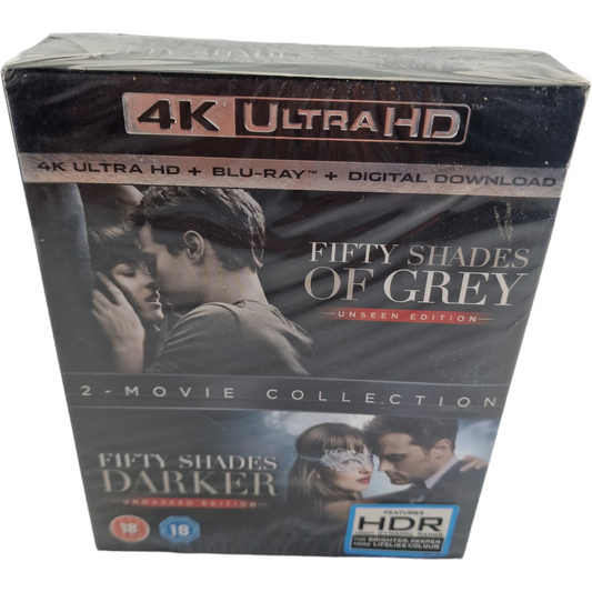 Fifty Shades of Grey+Fifty Shades Darker 4K Ultra HD+Blu-ray+Digital Libre[-18]