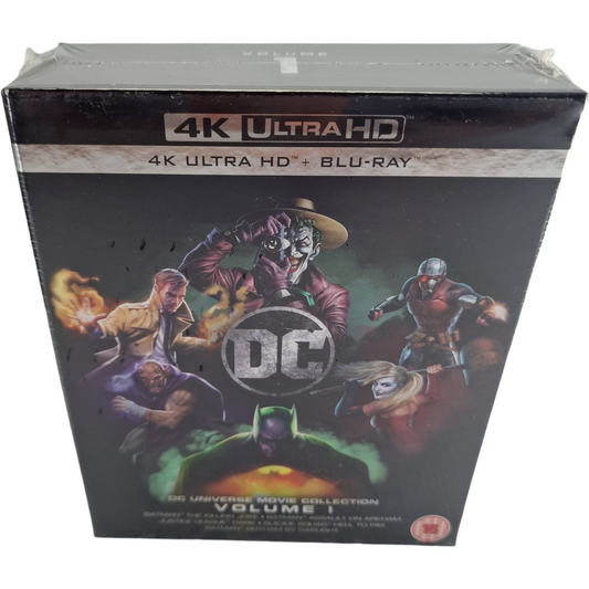 DC Universe Movie Collection: Volume 1 (5 Films) 4K Ultra HD + Blu-Ray  Slipbox