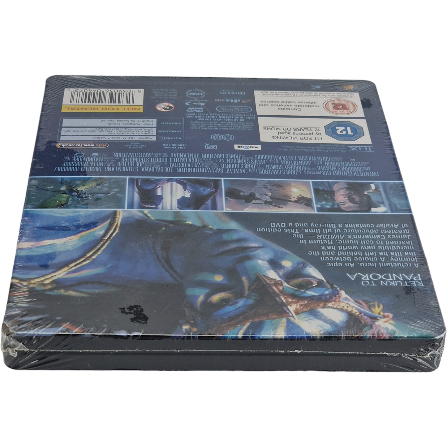 Avatar SteelBook Blu-ray + DVD  édition Limitée  cartes artistiques Zone Libre