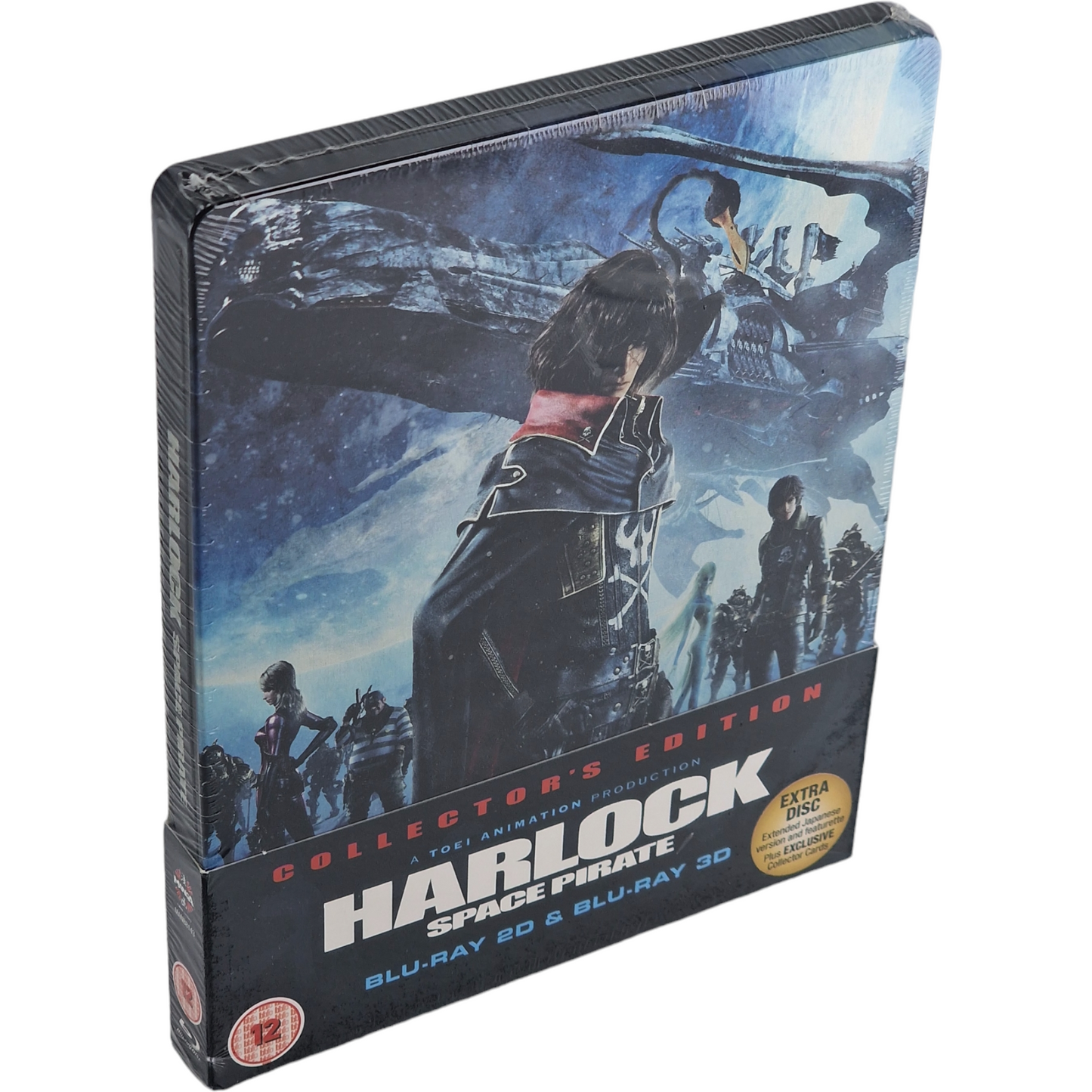 Harlock: Space Pirate Steelbook Version japonaise en DVD / Blu-ray 3D+2D Zavvi B