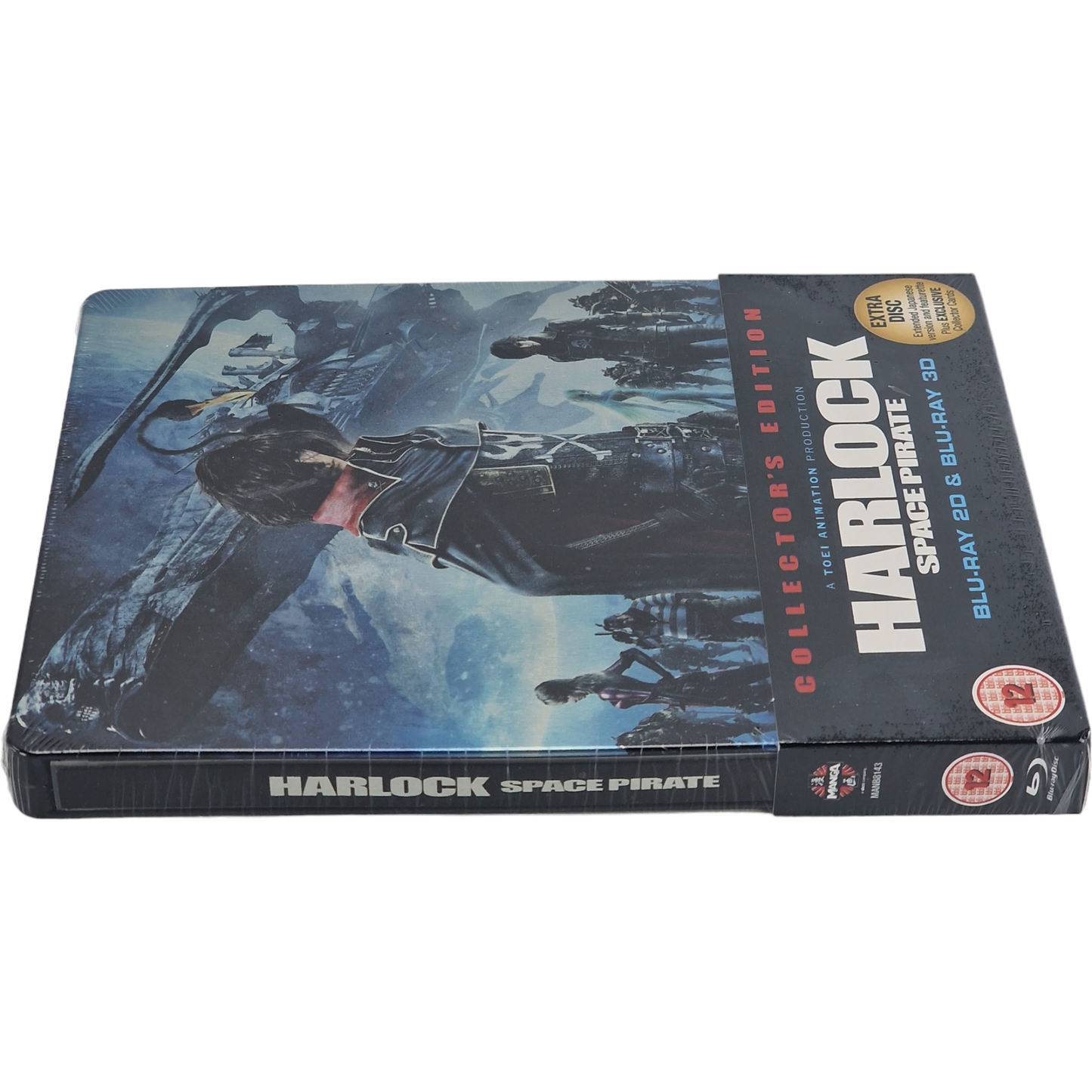 Harlock: Space Pirate Steelbook Version japonaise en DVD / Blu-ray 3D+2D Zavvi B