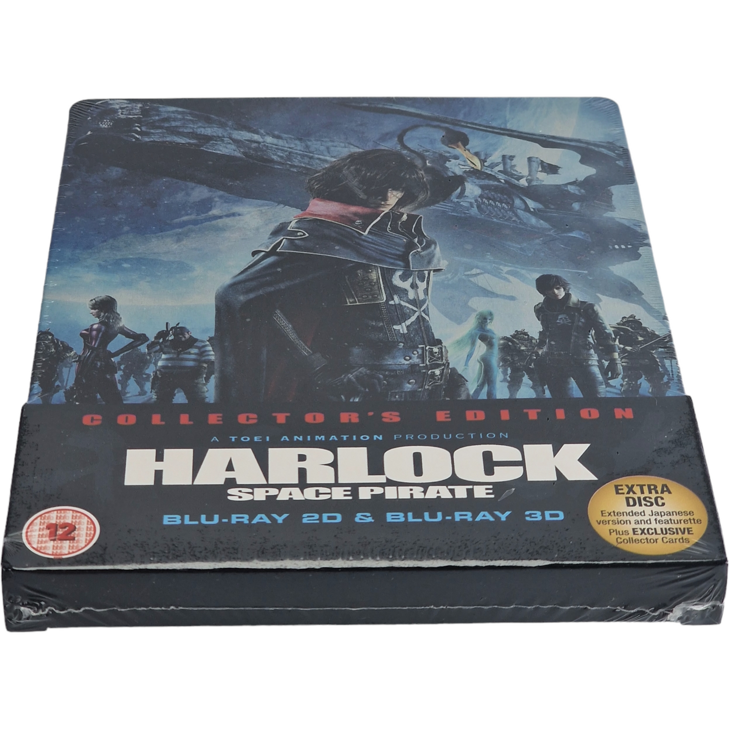 Harlock: Space Pirate Steelbook Version japonaise en DVD / Blu-ray 3D+2D Zavvi B