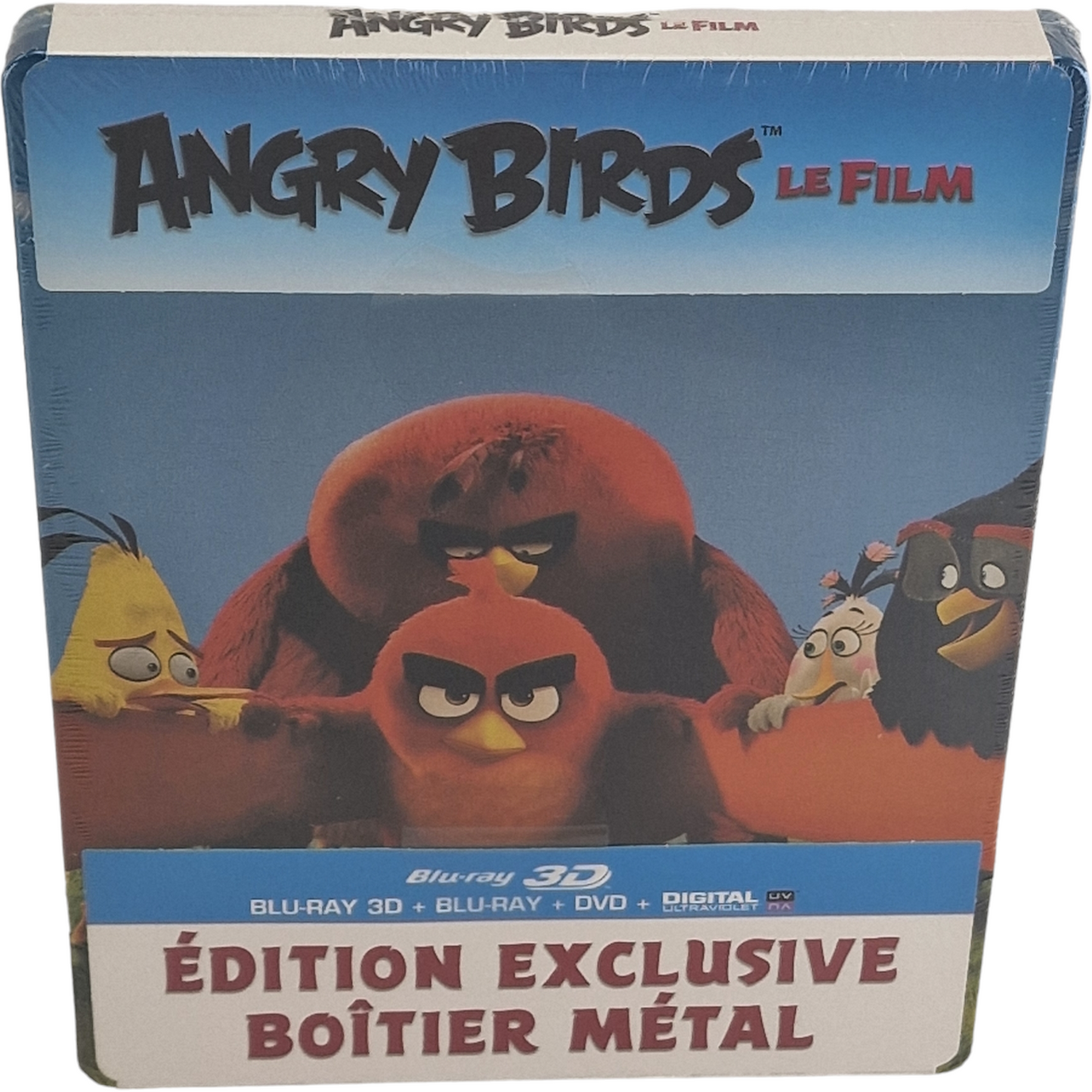 The Angry Birds Movie Blu-ray 3D +2D + DVD Steelbook Fnac Limitée Zone Libre