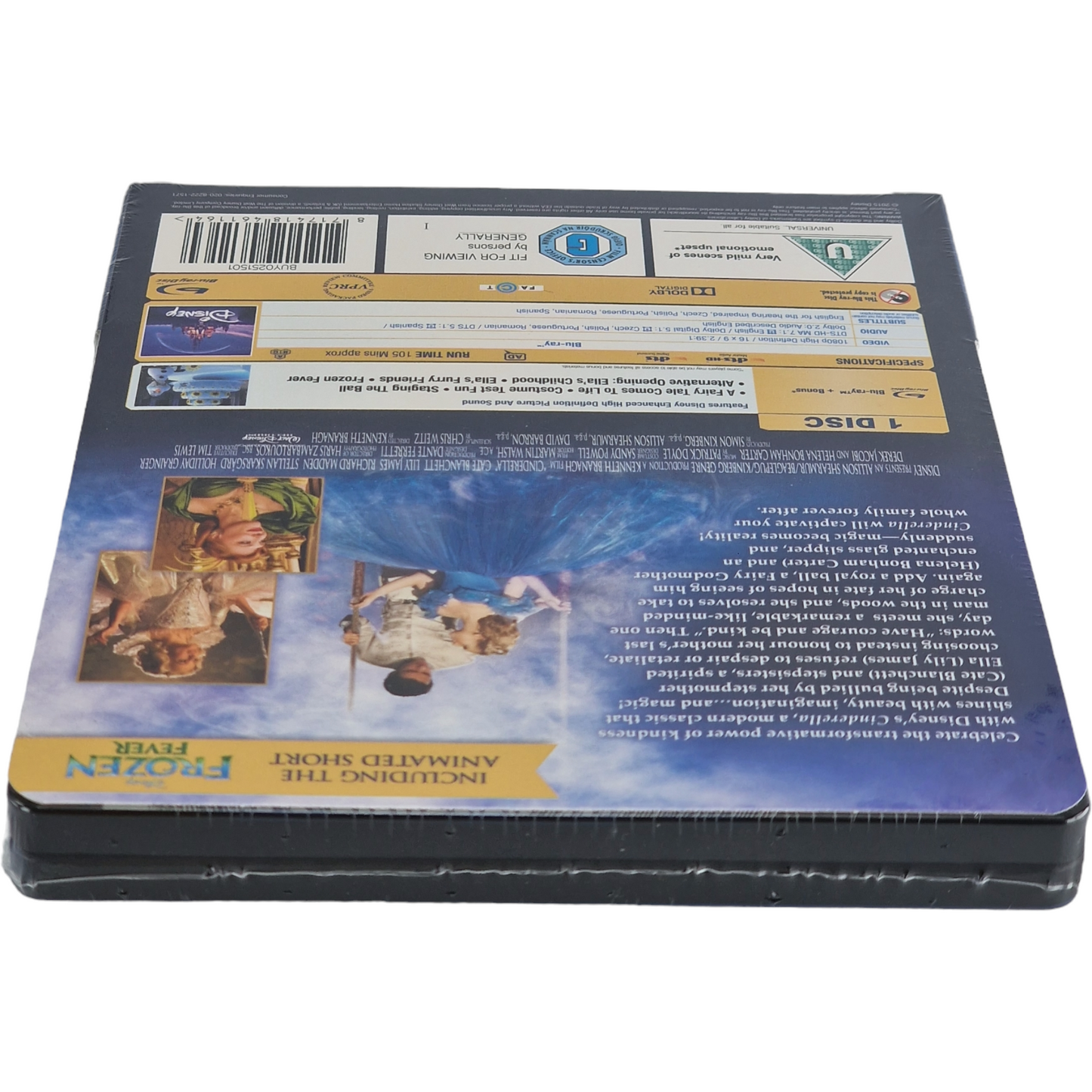 Tangled Disney Blu-ray 3D + 2D Steelbook Débossé  Zavvi  Limitée 2014 Zone Libre