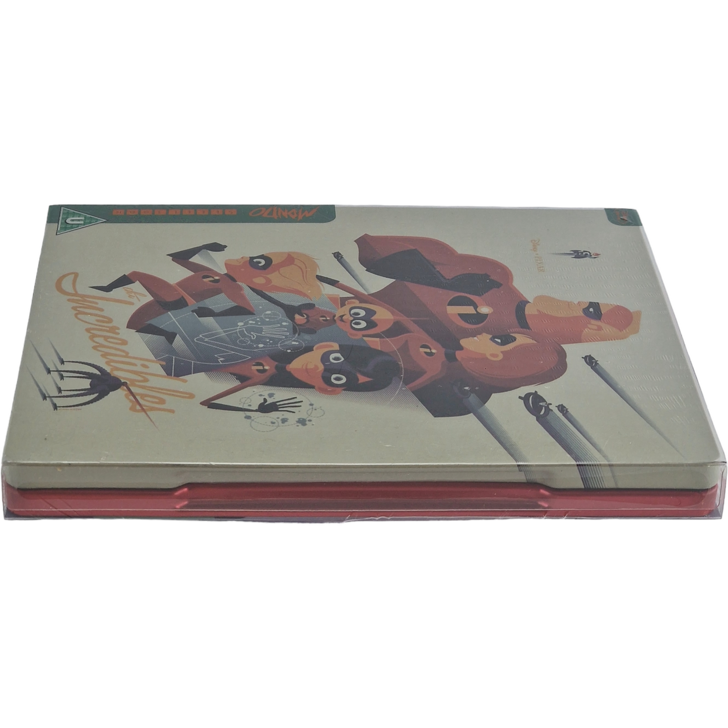 The Incredibles Disney Blu-ray SteelBook Zavvi Exclusif Mondo X #20 Limitée Libre