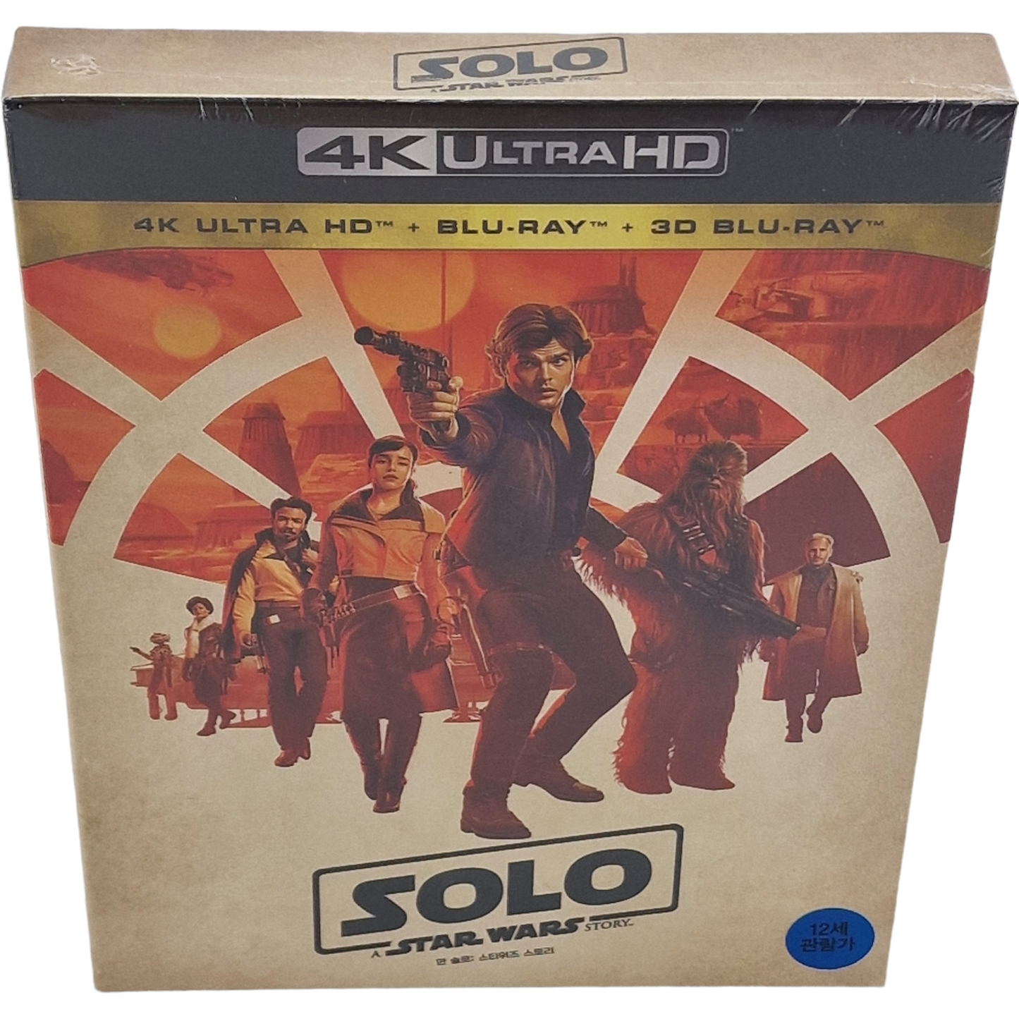 Star Wars: Solo: SteelBook 4K UHD + Blu-ray 2D +3D Collector 4 Disques Limité  A