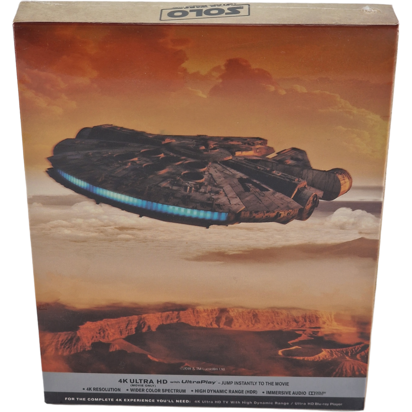 Star Wars: Solo: SteelBook 4K UHD + Blu-ray 2D +3D Collector 4 Disques Limité  A