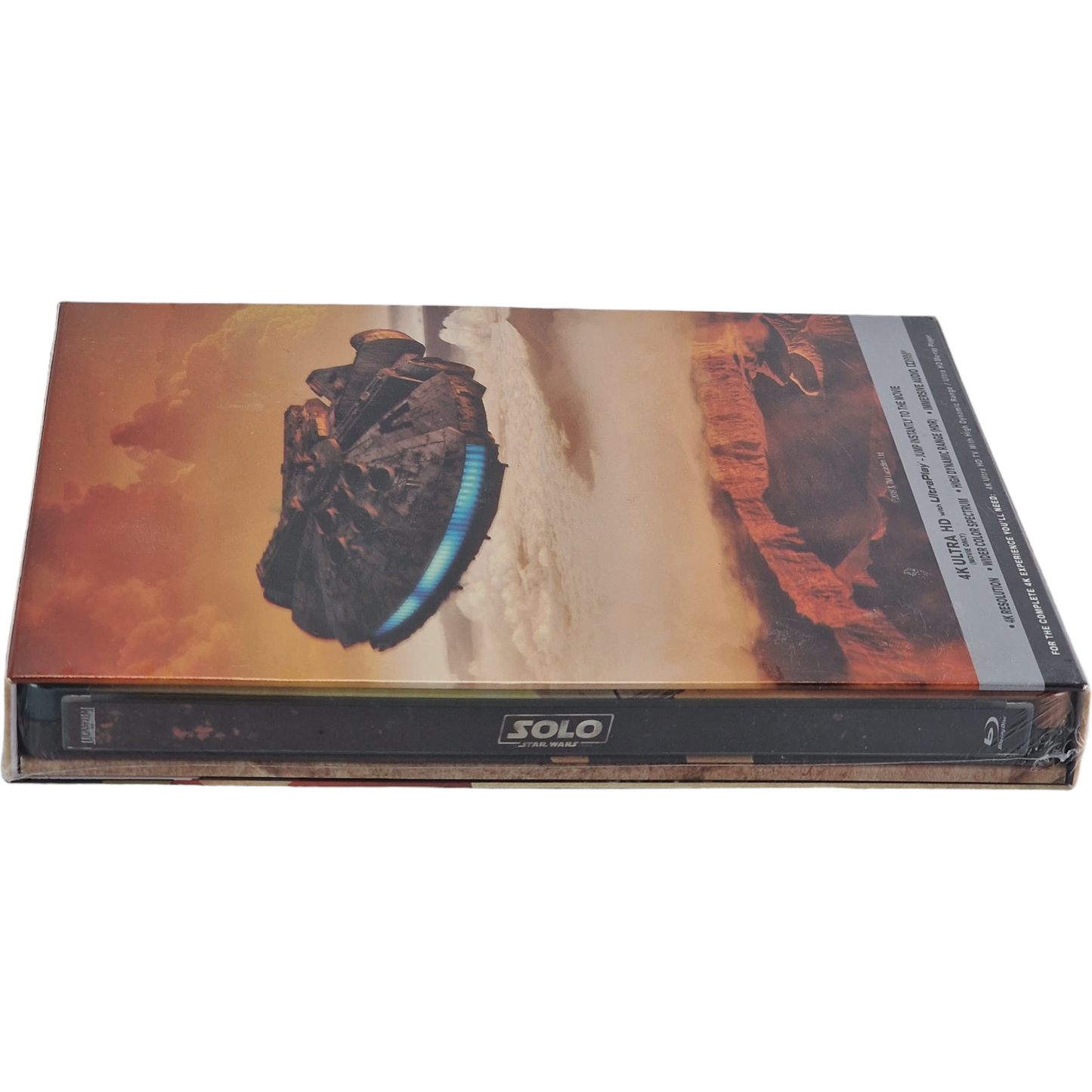 Star Wars: Solo: SteelBook 4K UHD + Blu-ray 2D +3D Collector 4 Disques Limité  A