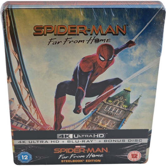 Spider-Man: Far From Home 4K Ultra HD+Blu-ray SteelBook Zavvi Limitée+ bonus Libre