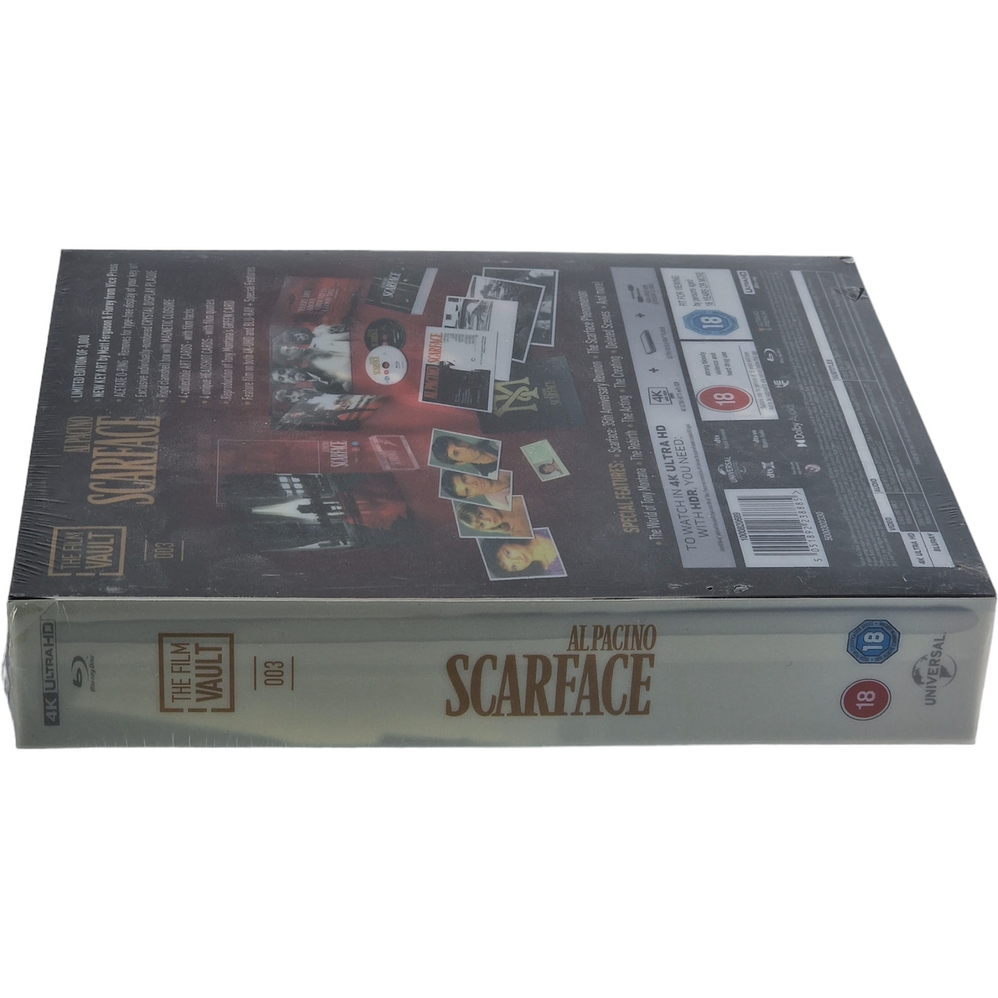 Scarface The Film Vault Limité 4K Ultra HD + Blu-ray  Limité 3 000 Ex  [-18]  B