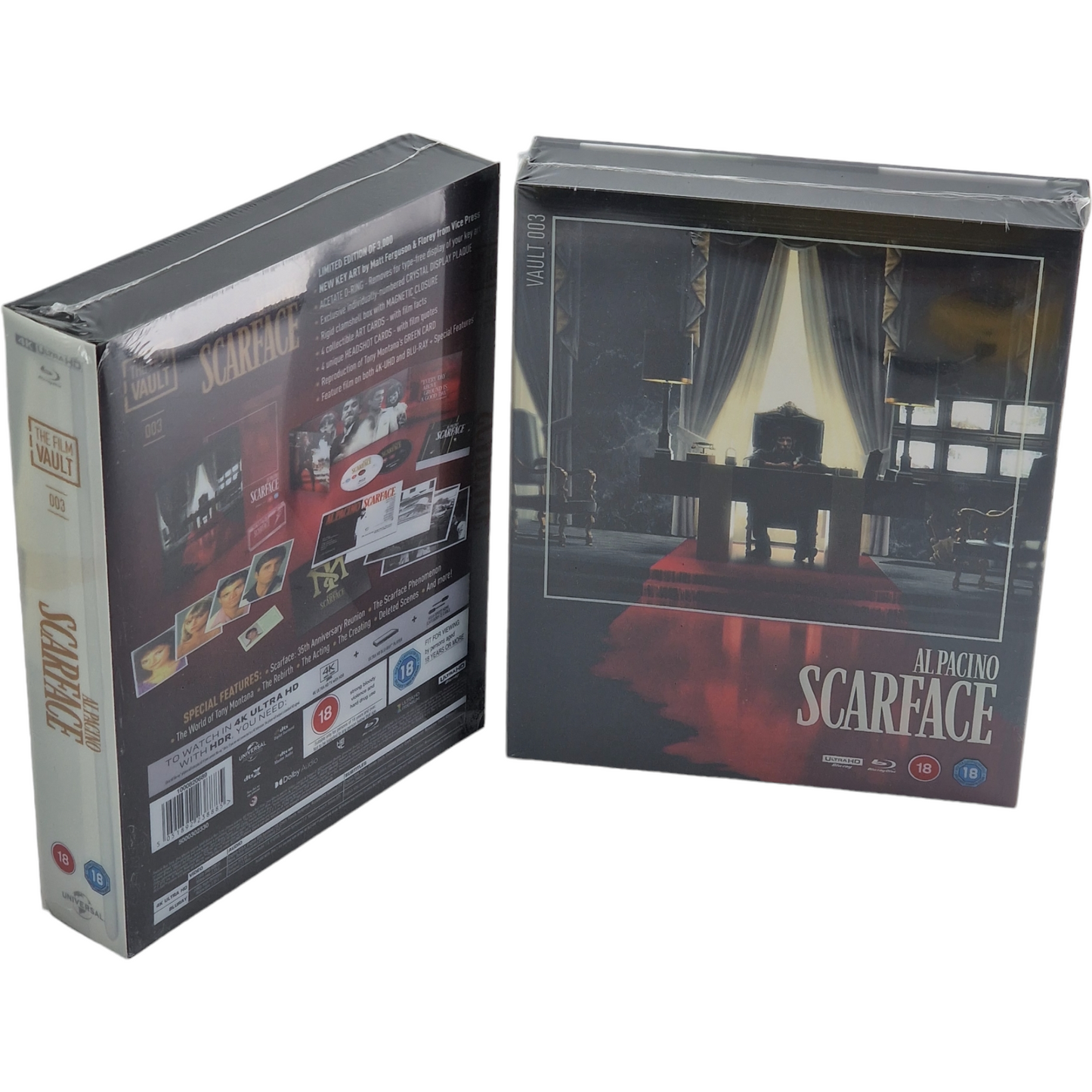 Scarface The Film Vault Limité 4K Ultra HD + Blu-ray  Limité 3 000 Ex  [-18]  B