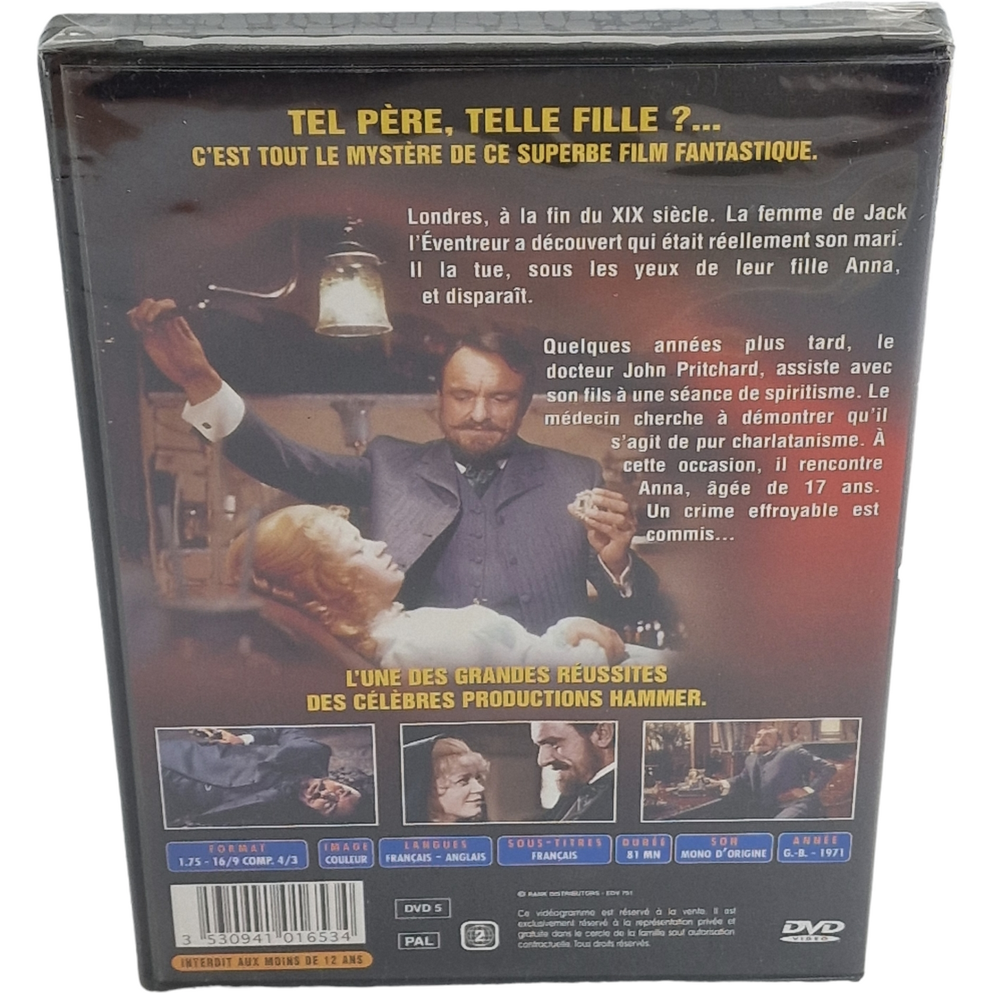 La Fille de Jack l'Eventreur DVD MadMovies Le Monstre est-il de retour ? Region 2