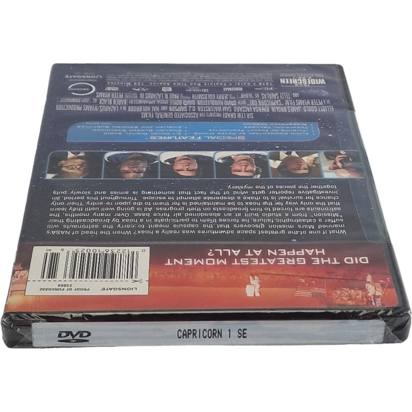 Capricorn One 1977 DVD  Édition spéciale Lionsgate Films  Peter Hyams 2008 Zone 1