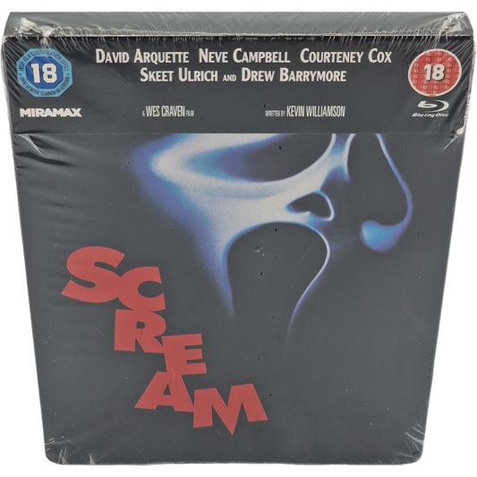 Scream 1996 Blu-ray SteelBook Zavvi Exclusif Limitée 2000Ex 2014 Zone B [-18]