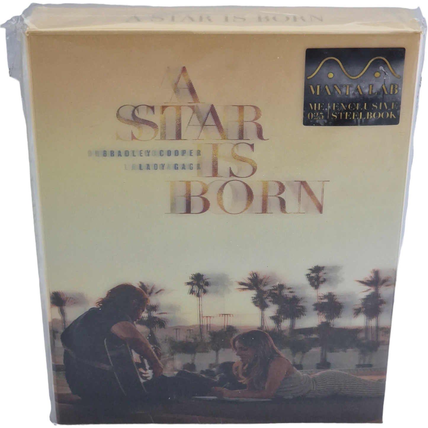 A Star Is Born Blu-ray Steelbook Lenticulaire Mantalab Lady Gaga Numérotée 800 Ex  A