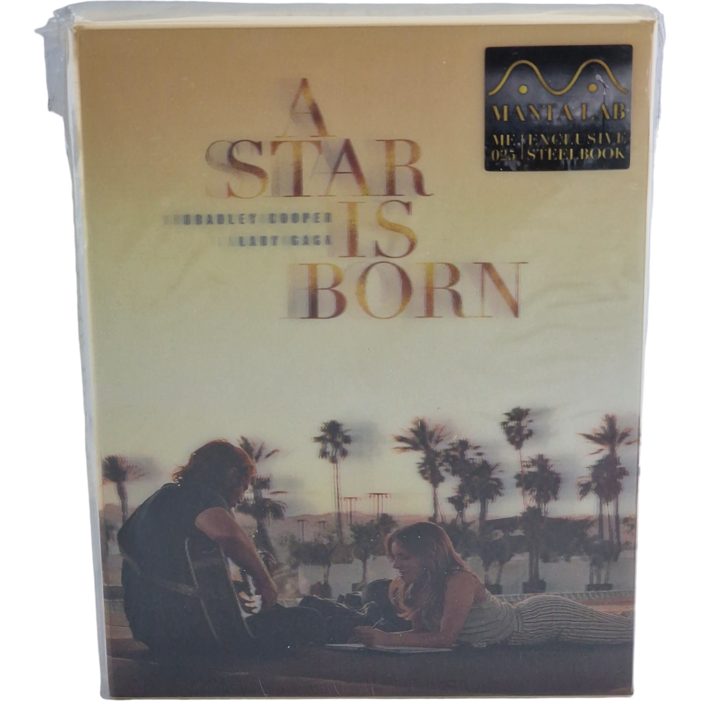 A Star Is Born Blu-ray Steelbook Lenticulaire Mantalab Lady Gaga Numérotée 800 Ex  A