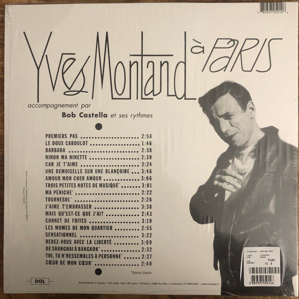 Yves Montand – À Paris  Vinyle Rouge ,LP Compilation,Réédition, scellé en usine