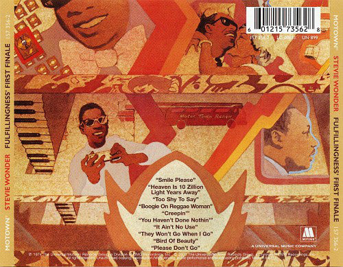 Stevie Wonder –Fulfillingness' First Finale  CD, Album Funk / Soul