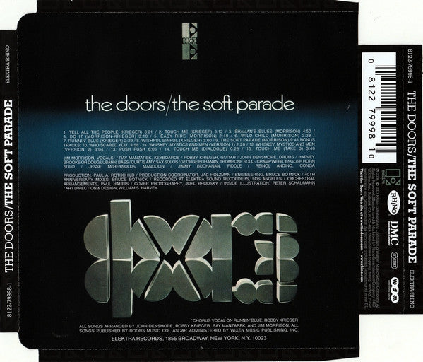 The Doors – The Soft Parade CD, Remasterisé et élargi ,Compilation, Neuf