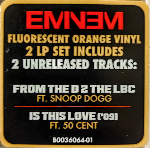 Eminem – Curtain Call 2  2 x Vinyle, LP, Édition limitée,orange fluorescent 2022