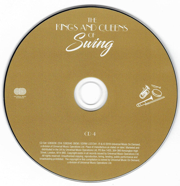 The Kings And Queens Of Swing 4 X CD, Compilation, Neuf