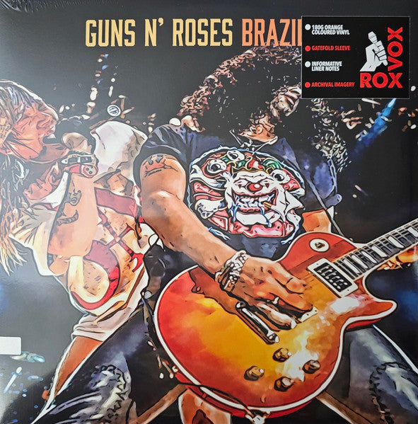 Guns N' Roses – Brazil '91 LP 2 x Vinyle Coloré éditi Limitée 2021 Scellé usine