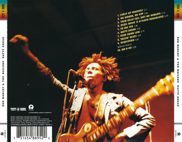 Bob Marley & The Wailers – Natty Dread  CD Album Neuf