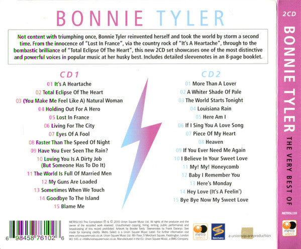 Bonnie Tyler – The Very Best Of  2 X CD, Compilation, Neuf