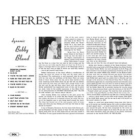 Bobby Bland –Here's The Man!!!  Vinyle,LP Album,Réédition 2016, scellé en usine