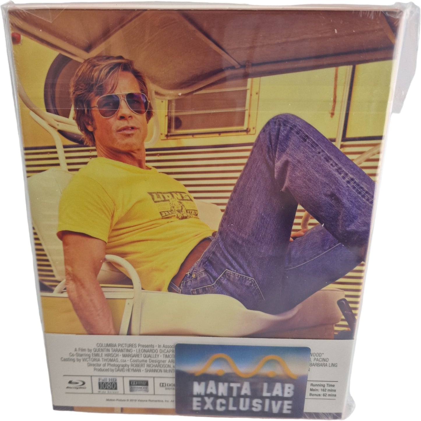 Once Upon Time Hollywood Blu-ray Steelbook Lenticulaire Mantalab Numérotée 800 Ex