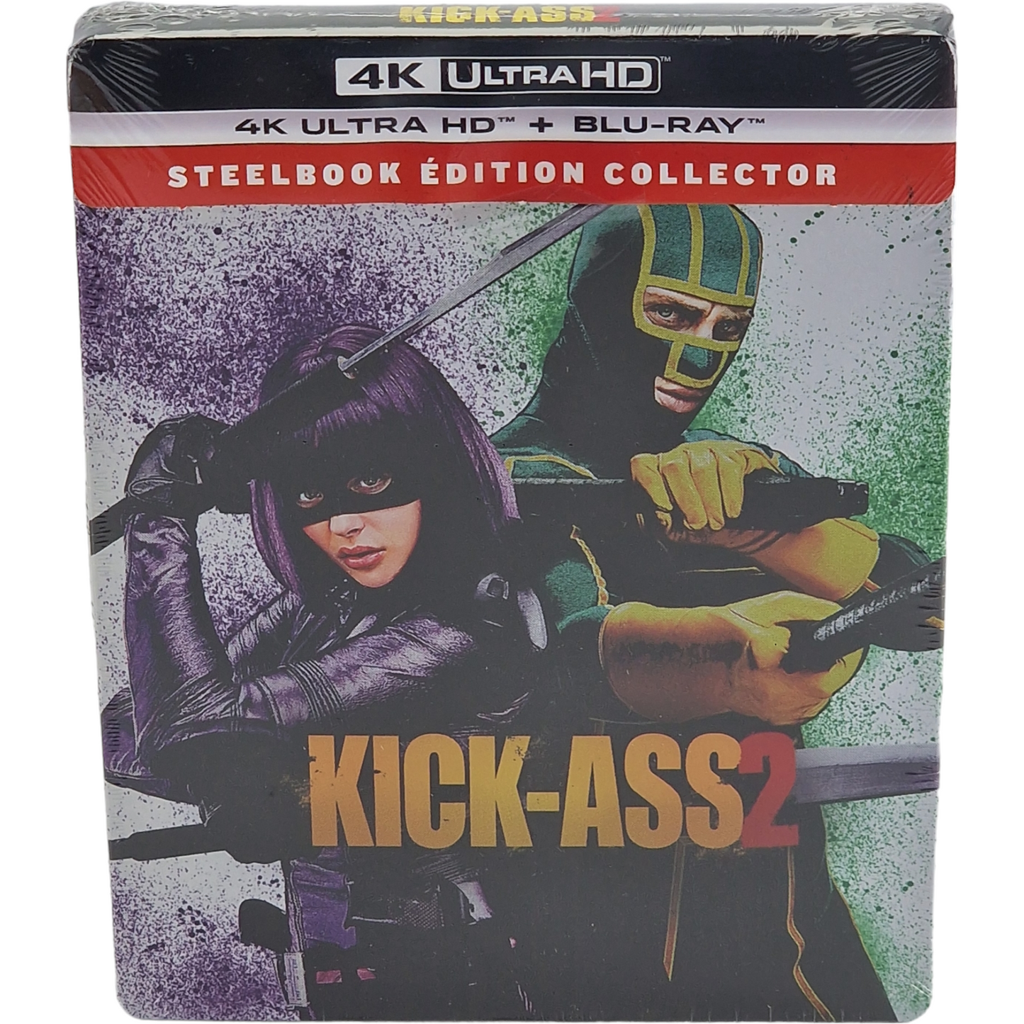 Kick-Ass 2  4K Ultra HD + Blu-ray SteelBook  Taylor-Johnson 2023 Region B