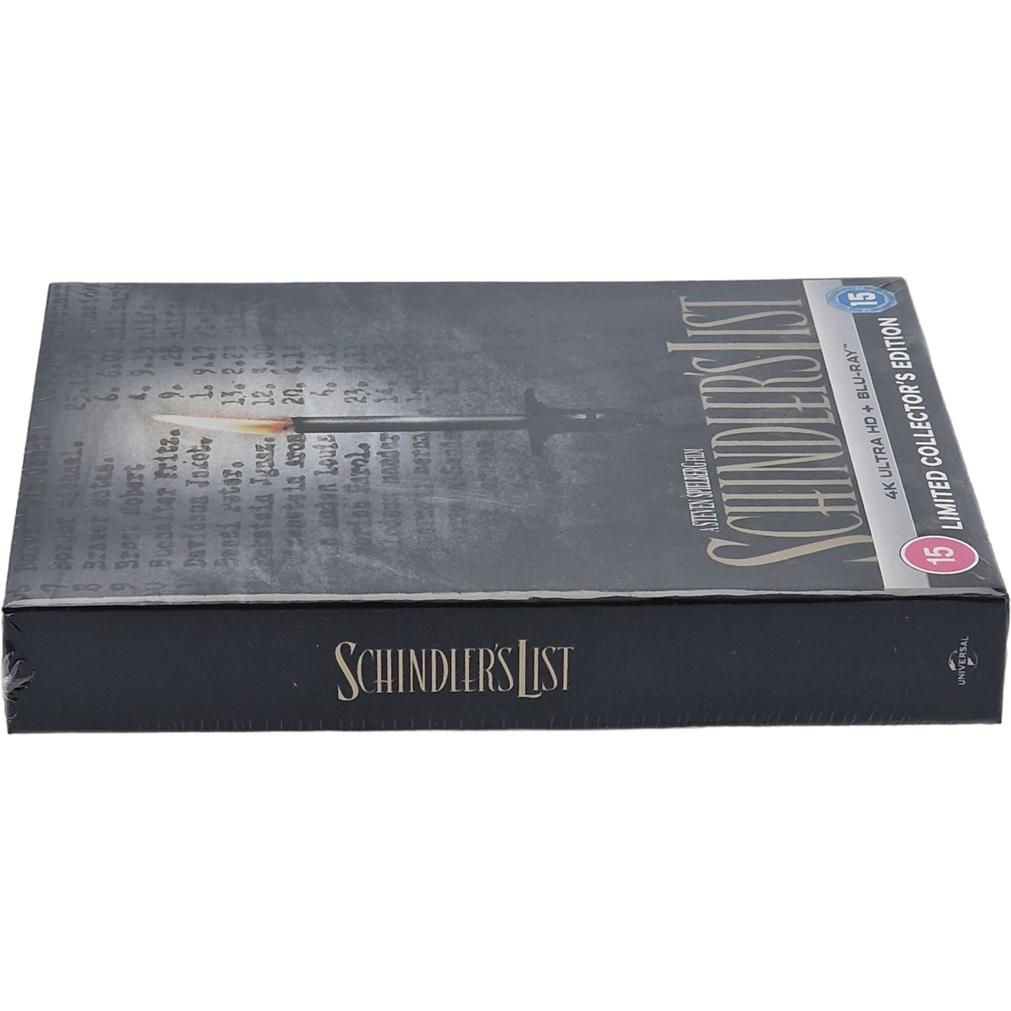 La liste de Schindler 4K Ultra HD+Blu-ray SteelBook Collector Edt Spielberg Libre