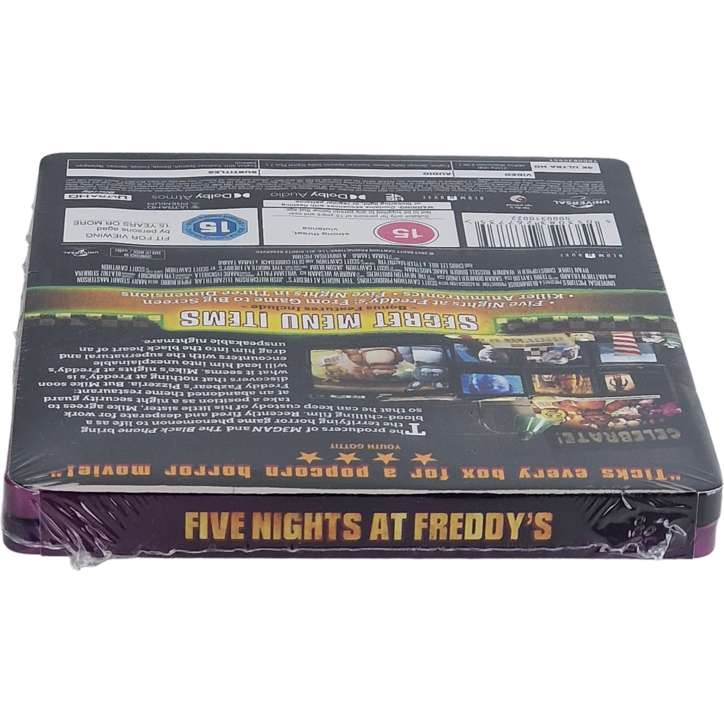 Five Nights at Freddy's 4K Ultra HD+Blu-ray Steelbook Édition limitée Zone Libre