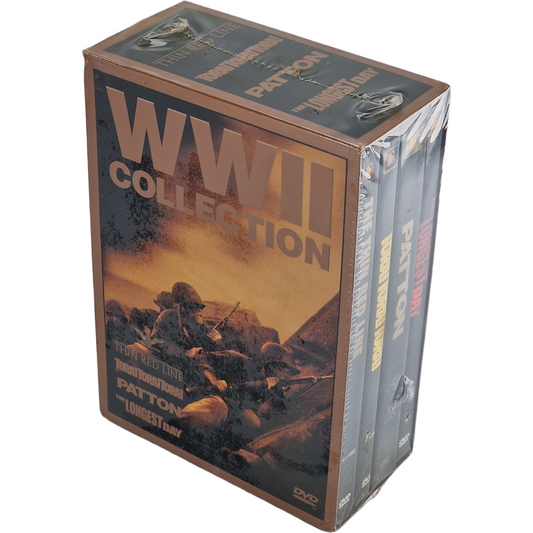 World War II Collection DVD 4 Films:Thin Red Line,Tora,Patton,Longest Day Region A