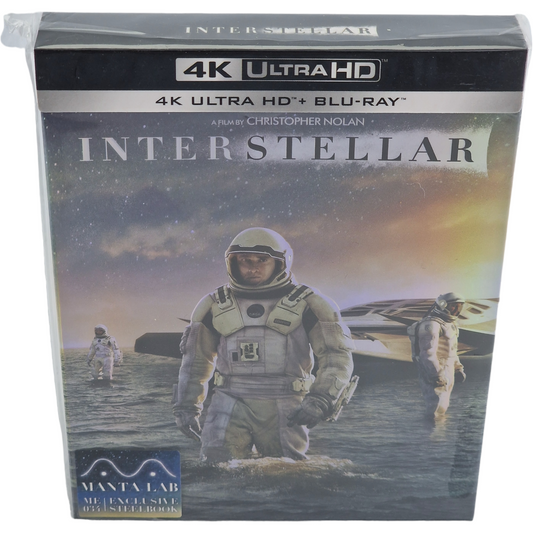 Interstellar 4 K UHD+Blu-ray Steelbook Full Glossy Mantalab 1000Ex Numérotée Libre