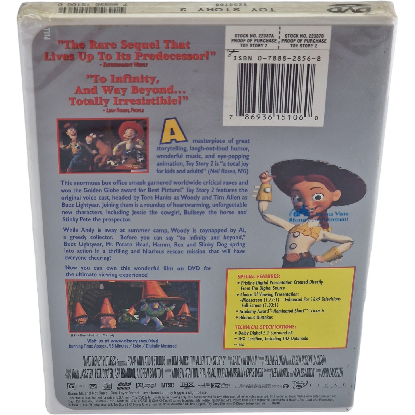 Toy Story 2 DVD Collection Disney / Buena Vista Tom Hanks  2001 Zone 1