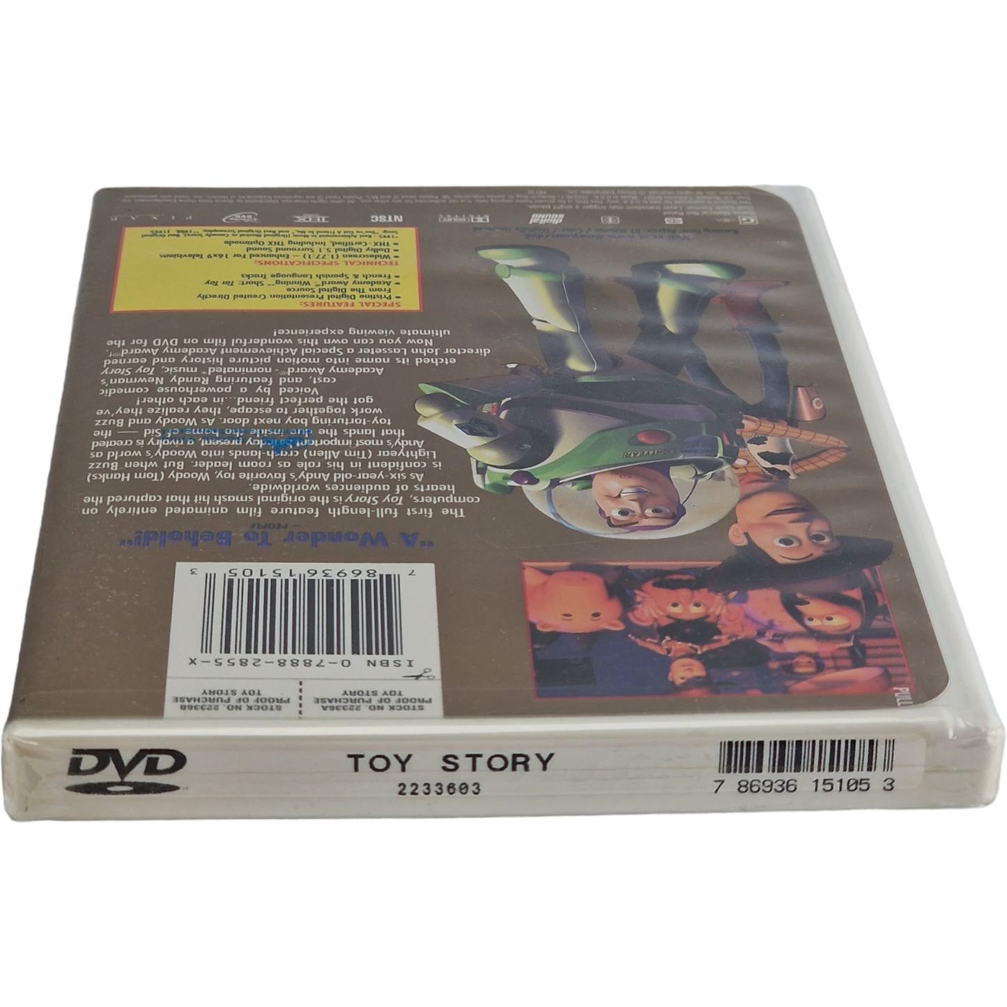 Toy Story 1995 DVD  Collection Disney / Buena Vista  Tom Hanks  2001 Zone 1