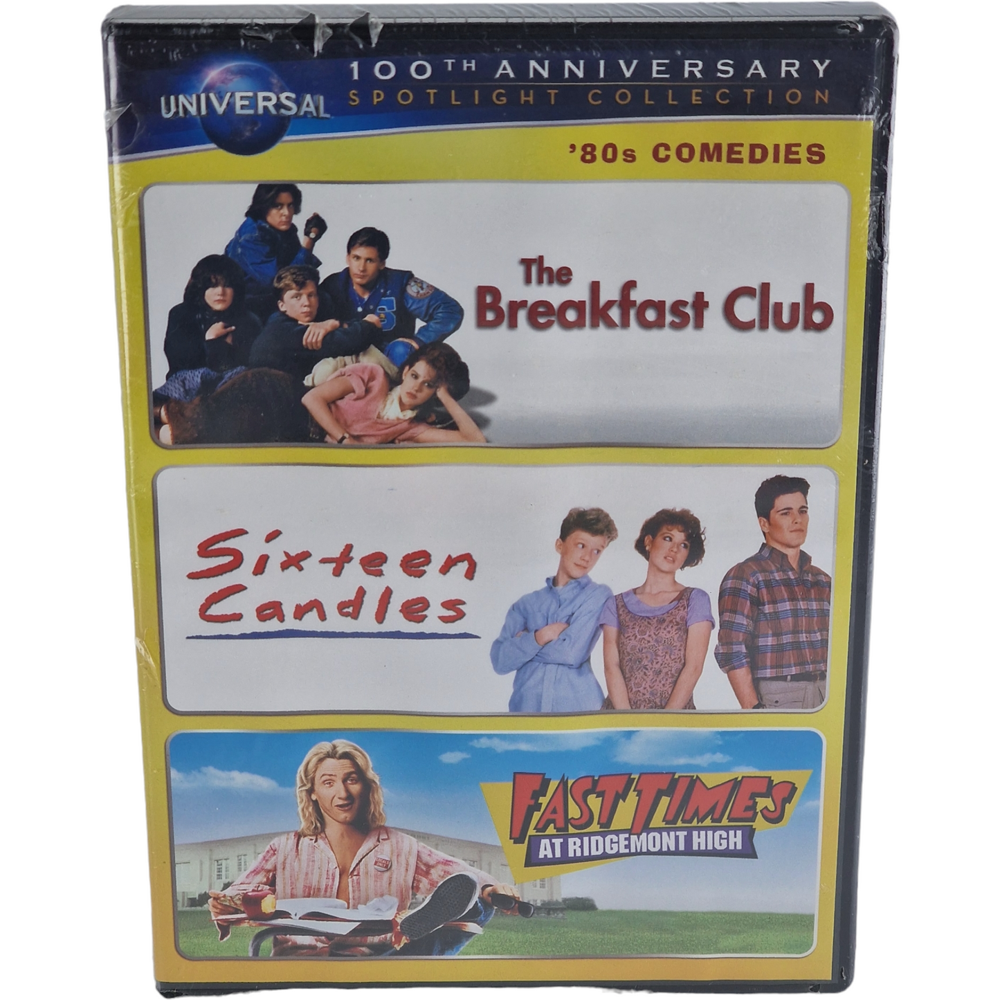 '80s Comedies Spotlight 3 X DVD Breakfast Club,Sixteen Candles, Fast Times Zone 1