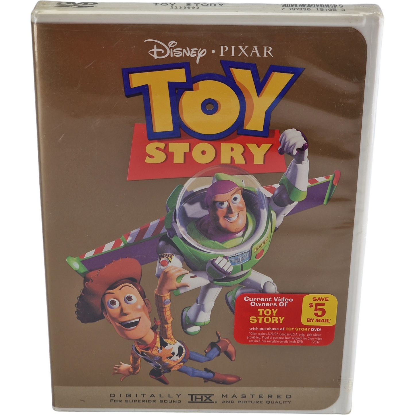 Toy Story 1995 DVD  Collection Disney / Buena Vista  Tom Hanks  2001 Zone 1