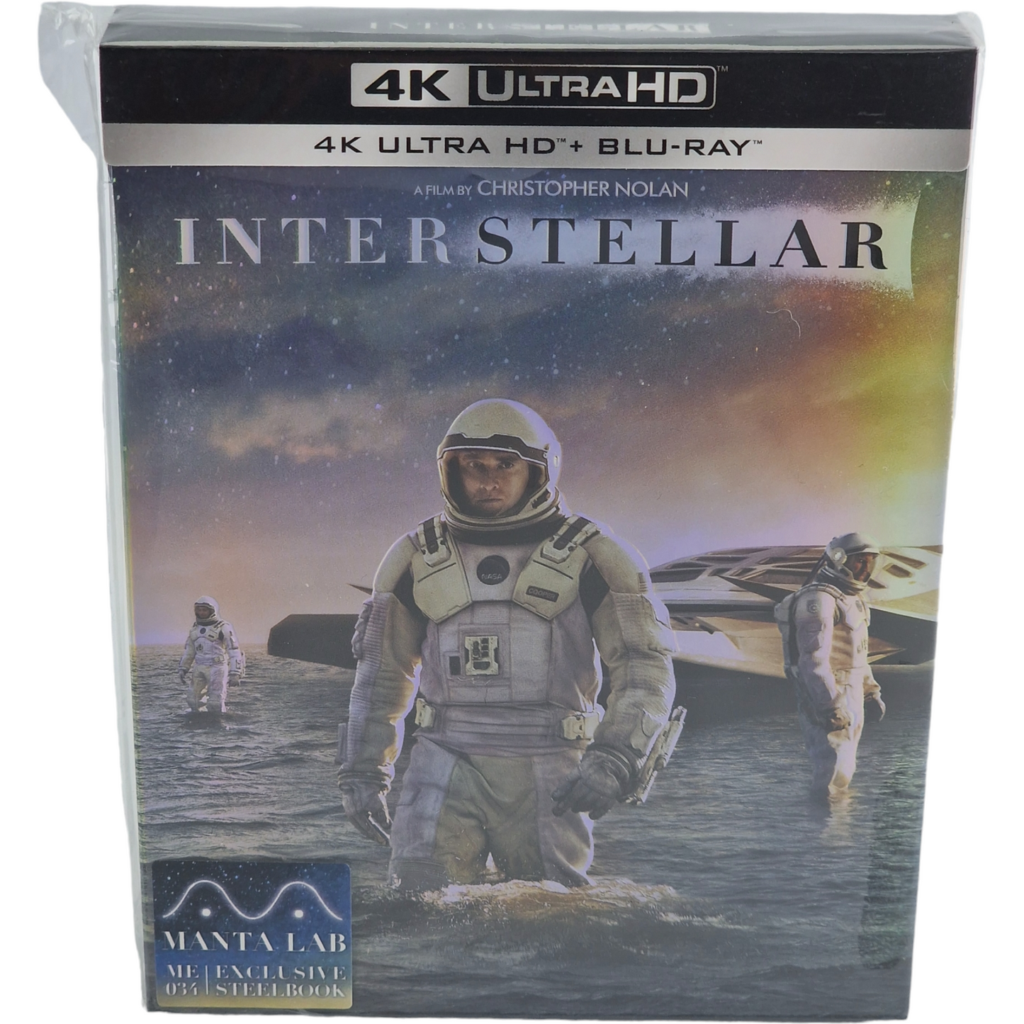 Interstellar 4 K UHD+Blu-ray Steelbook Full Glossy Mantalab 1000Ex Numérotée Libre