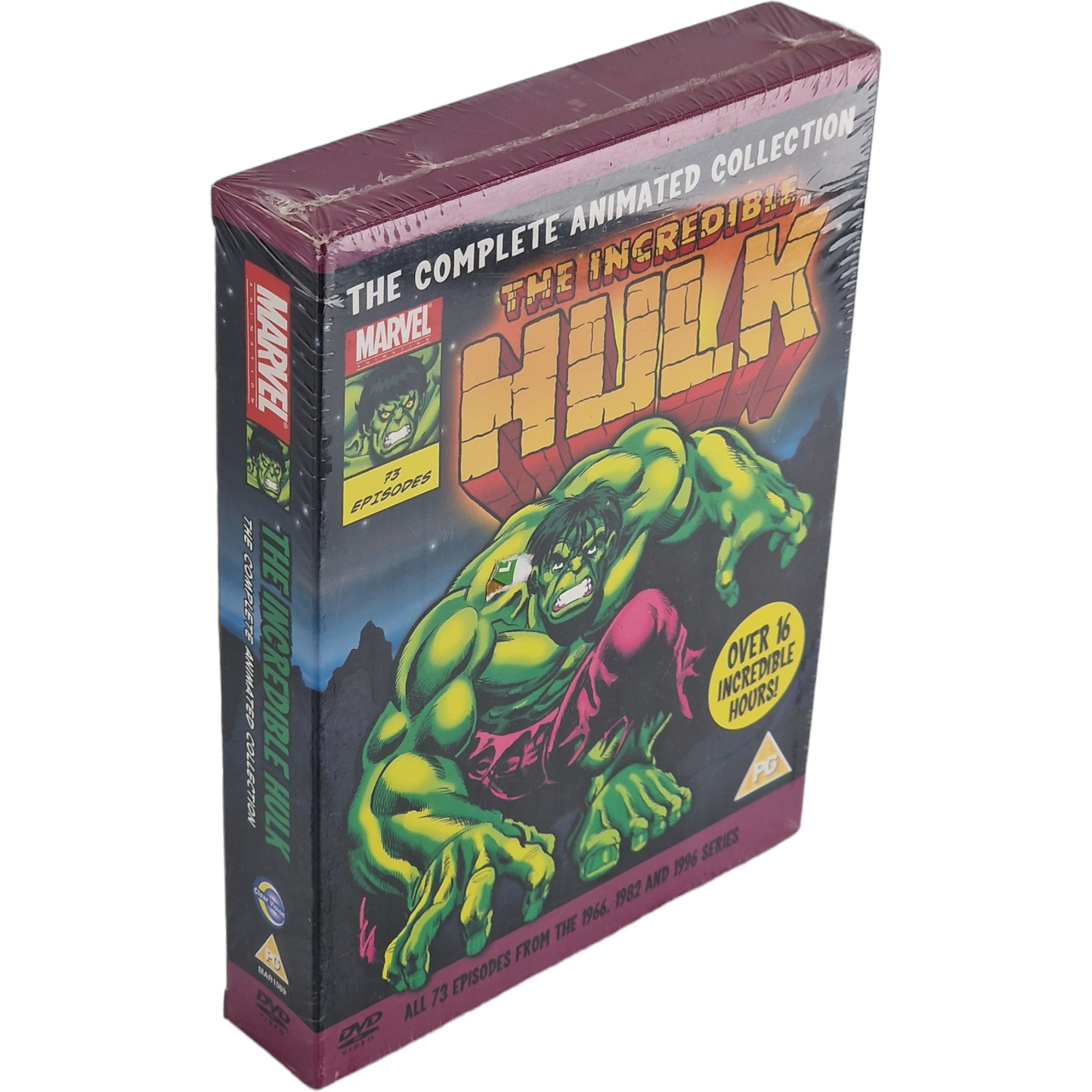 The Incredible Hulk: The Complete Animated Collection DVD DigiBook 4 Seasons  B