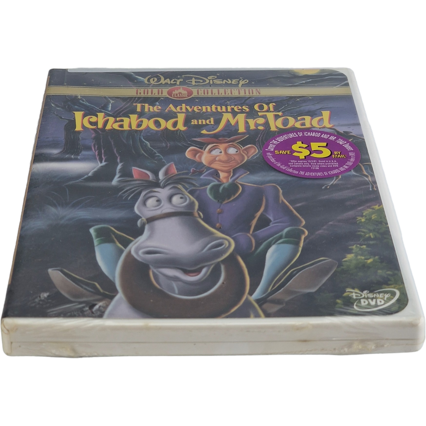 The Adventures of Ichabod & Mr. Toad DVD Collection Classique Disney Gold Zone 1