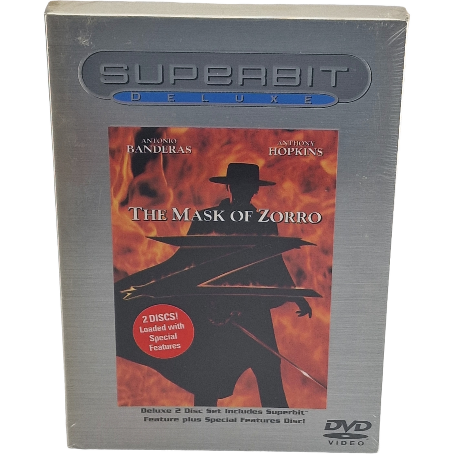 The Mask of Zorro 1998 DVD DigiPack Superbit Deluxe Collection 2002 Zone 1