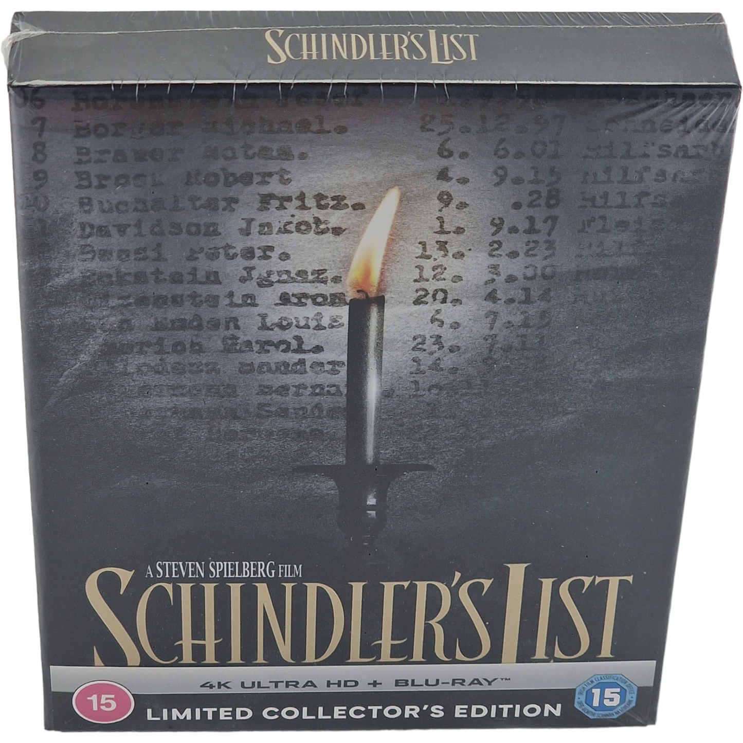 La liste de Schindler 4K Ultra HD+Blu-ray SteelBook Collector Edt Spielberg Libre